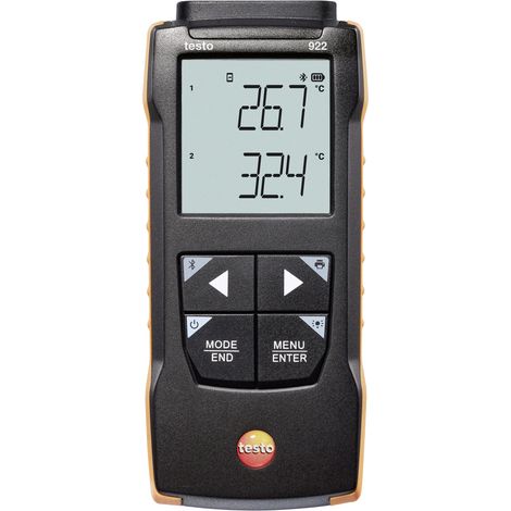 testo 922 Temperatur-Messgerät  -50 - +1000 °C Fühler-Typ K
