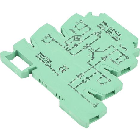 Module relais PLC MRI-230A48 ultra-mince 6,2mm isolé et protégé (1/5)