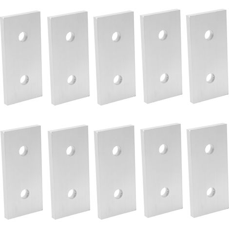 Two-hole connecting plate aluminum profile flat connecting plate vertical connecting plate (sold in sets of ten) 4040-2 holes (1/5)