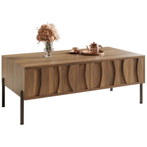 Table basse de style rétro-moderne — Mobilier de salon. (1/5)