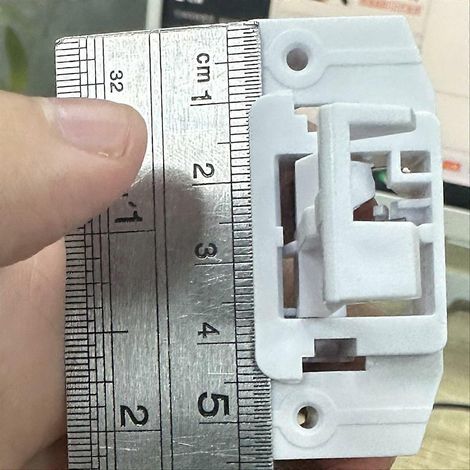 Verrou de hublot de lave-linge, interrupteur de sécurité de couvercle, pièce de rechange compatible avec machines à laver, remplacement facile, mécanisme de verrouillage fiable, accessoire universel, (1/5)