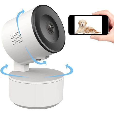 Caméra IP Intelligente 3MP pour bébé, Maison, Animal Domestique, Chien, Chat, caméra de sécurité intérieure (1/4)
