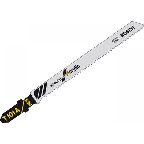 BOSCH T101A (pkt of 5) Clean for plastics 100mm