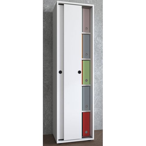 Armoire de rangement de bureau Ulas 5 plis 168x49x38 - VCM (1/5)