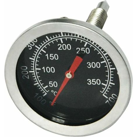Filiyano-Thermomètre pour barbecue, cadran de 52 mm en acier inoxydable, pour barbecue au charbon de bois, fumoir et four à pizza. (1/5)