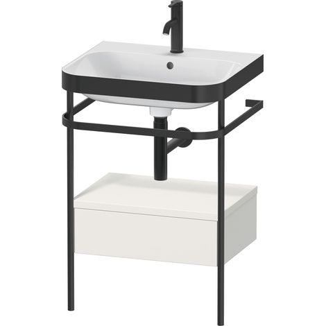 Set Duravit Happy D.2 Plus con consola metálica y cajón,