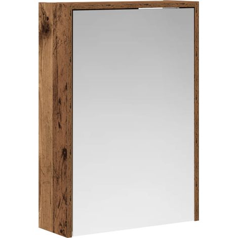 Maison Exclusive - Mobiletto per specchio da bagno Legno vecchio 43 x 16 x 62.5 cm