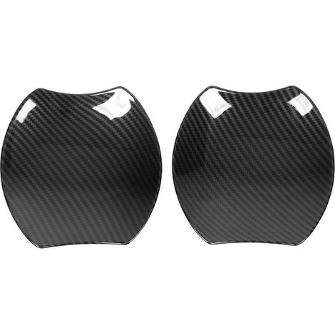 Cache-vidange de porte de voiture style fibre de carbone, autocollants pour vide-vidange de porte extérieure pour FJ CRUISER XJ10 2007‑2021 (1/4)
