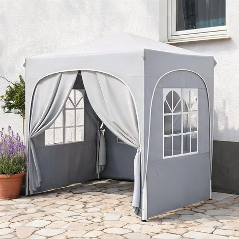 SunJet Store banne, auvent rétractable, Tonnelle pliante 2x2 m - Réf. WUY4TCTPZT62 (1/5)