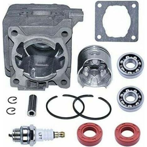 Cylindre Piston - Kit de Réparation pour Tronçonneuse - Alésage Élargi - Compatible Husqvarna 372XP 371 365 362 375K - Pièce de Remplacement ×1 (1/4)