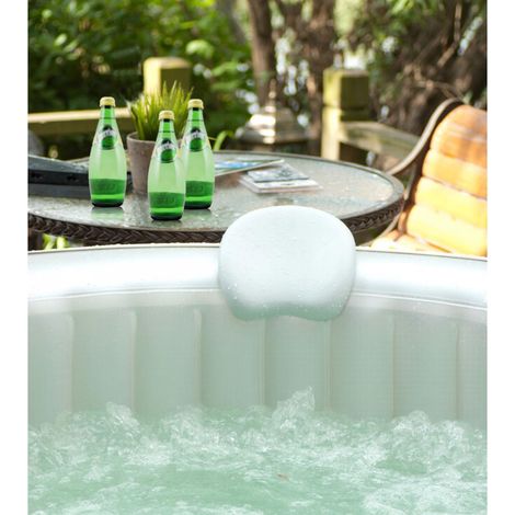 Concept-Usine – Lot de 2 appuis-tête spa – Confort optimal pour bain à remous – Inclus 1 porte-gobelet – Dimensions 24,5x26,5x20,5 cm