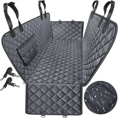 Manta para perros para el asiento trasero del coche,resistente a los arañazos e impermeable,manta universal para perros,135 × 145 cm (1/5)