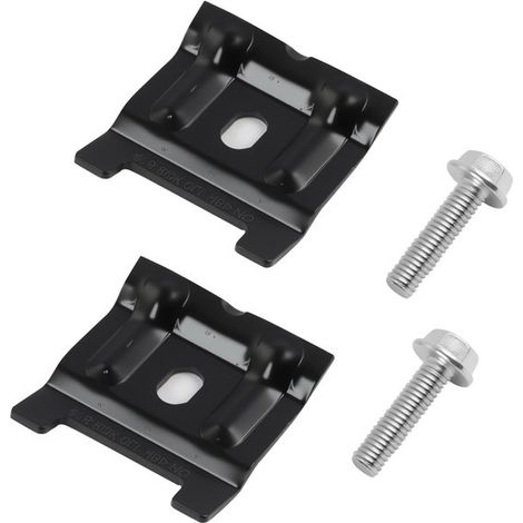 2 Batteriehalter mit Schrauben schwarzer Metall-Batteriehalter Ersatz für Batteriehalter 1J0803219 Batteriehalterklemme Autobatteriehalter für VW (1/5)