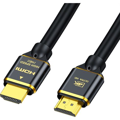 4K HDMI Cable 1.5m, Snowkids 18Gbps High Speed HDMI Cable, 4K, 3D, 2160P, 1080P, Ethernet - 28AWG Braided HDMI Cord - Compatible with Audio Return (Arc) UHD TV, Blu-Ray, PS4, PS3, PC