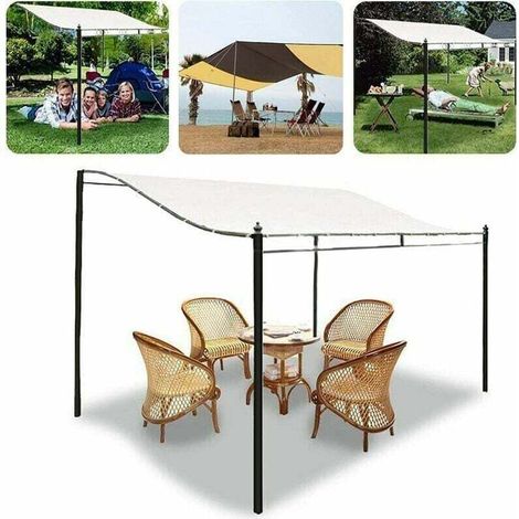 Grid Cool – Toile de toit de rechange pour tonnelle 300D – Imperméable et résistant à la déchirure – Dimensions 3mx2.6m – Housse extérieure étanche