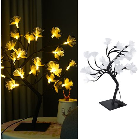 Lichterkette mit 24 LEDs in Baumform, dekoratives Nachtlicht für Schlafzimmer, Partys, Büros und Nachttische. USB-Stromversorgung. (1/5)