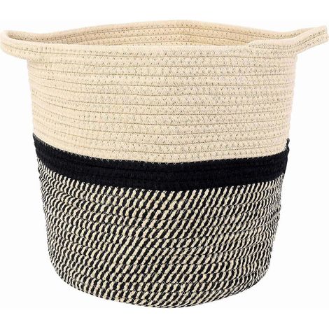 Rangement Bins Cube organiseur paniers pot de plante housse tissé panier (1/5)