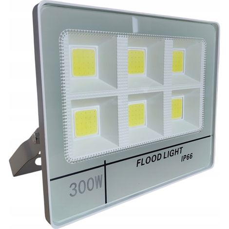 HALOGEN-LED-LAMPE 300W BAU-Reflektor Garten-Lager Weiß NEU (1/5)