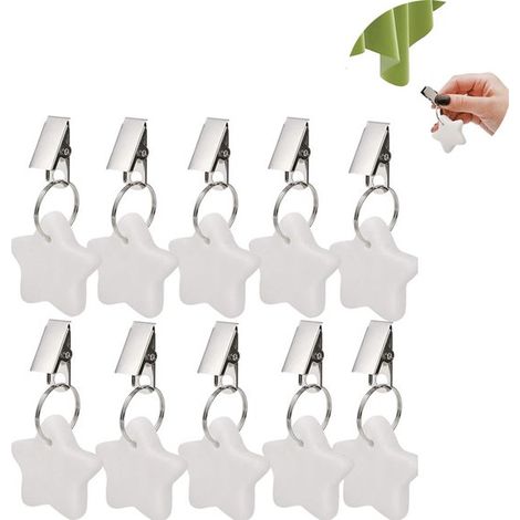 Porta tovaglie ponderati, set di pesi per tovaglie, tovaglia da picnic pesante in marmo con motivo a pentagramma, pesi pesanti per tovaglie per il (1/5)