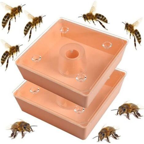 [NEVER USED] 2-Piece Fast Bee Feeder, Beekeeping Equipment Tool for Square Hive Top Bee Feeder
