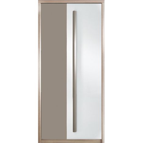 Monmobilierdesign – Armoire penderie 2 portes battantes 90x53x194 cm – Matériaux de haute qualité – Système de fermeture robuste – Fabrication Union Européenne (1/5)