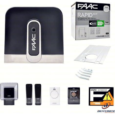 Kit de automatización de portón corredizo Rapid Cyclo C7 de 24 V