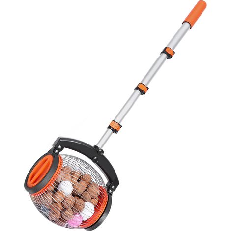 Ramasseur de Noix Multifonctionnel pour Jardin Outils de Récolte Facile pour Noix et Marrons Roulant KZQ (1/3)