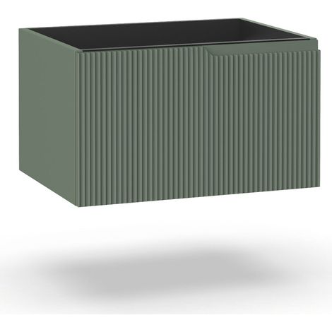 Base portalavabo 1 cestone ZIP verde salvia (1/2)
