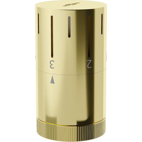 Mexen Uni-Term Thermostatkopf für Heizkörper, Gold - W908-005-50