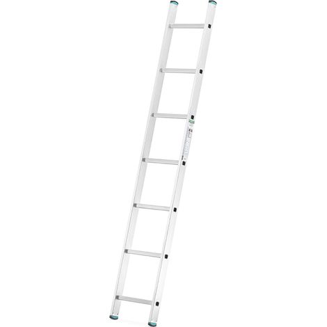 Alve – Échelle simple 14 marches – Charge max. 150 kg – Construction légère et robuste – Conforme normes EN 131 – Pieds antidérapants