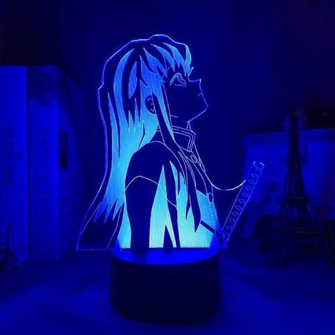 Veilleuse 3D Kimetsu no Yaiba Muichiro Tokito, veilleuse LED pour chambre, cadeau, lampe 3D anime Muichiro Tokito Demon Slayer
