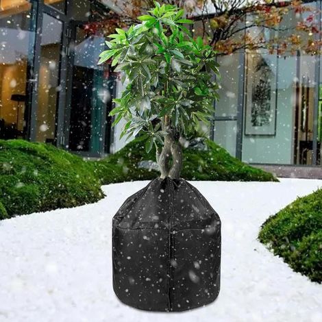 Protección térmica para macetas, protección invernal para plantas en maceta, fundas para plantas, protección contra el frío y las heladas, bolsa protectora reutilizable. (1/4)