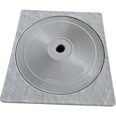 Weltico – Couvercle de skimmer rond – Plastique résistant UV – Installation sans outil – Compatible avec la majorité des skimmers du marché
