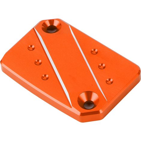 Bouchon de réservoir de liquide de frein avant compatible avec Suzuki GSX-S125 GSX-S150 GSX-R125 GSX-S150 (Orange) (1/5)