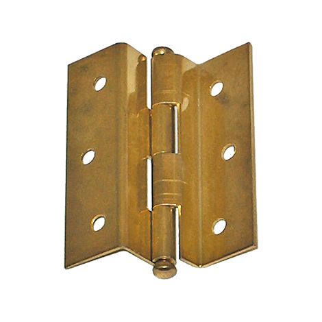 Cerniere collo alto - 40 x 35 mm. DX - ottonato - 2 pz.