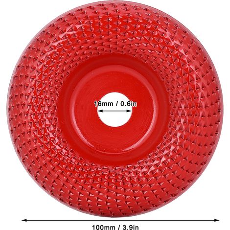 Meuleuse d'angle pour le ponçage et le façonnage du bois, disque à meuler rond dur pour l'affûtage des couteaux, disque de polissage pour plateau à thé sculpté en racine, plateau à sculpter en racine (1/5)