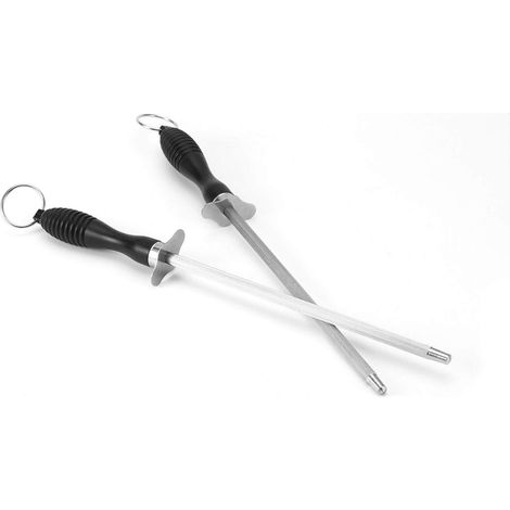 Messerschärfer-Zubehör, Stahlschärfstab, restaurantgeeignet, robust, stabil, effizient und langlebig für die Küche. (1/5)