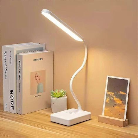 Lampe de bureau LED rotative à 360° avec batterie rechargeable : votre partenaire de lecture idéal (1/5)