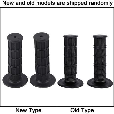 Schwarze 22 mm 7/8" Lenkergriffe aus weichem Silikon für Motocross und Dirtbike (1/5)