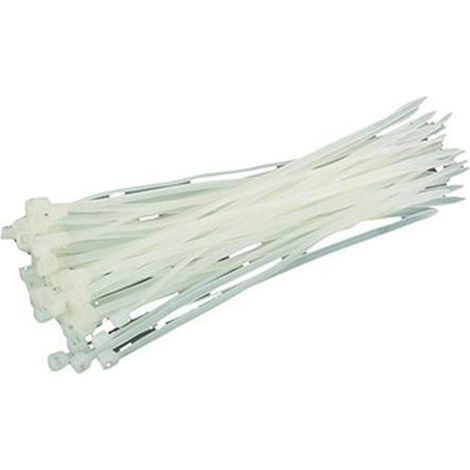 Kabelbinder Strend Pro CT66BW, 300x4,8 mm, 50 Stk., weiß, Nylon, zum Binden