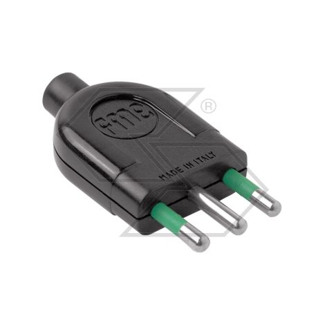 2-poliger Stecker + Erde 16A 220V breiter Abstand