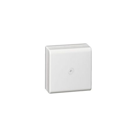 LEGRAND 030316 Caja cuadrada de derivación de superficie “DLPlus” para moldura 75x75x35mm fabricada en plástico color blanco