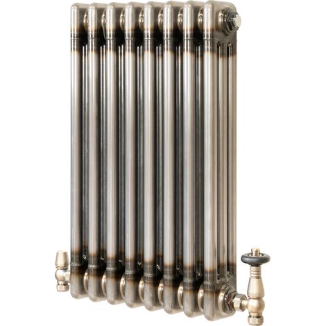 Radiatore 3 Colonne Orizzontale Metallo Grezzo 600 x 425 mm TRV