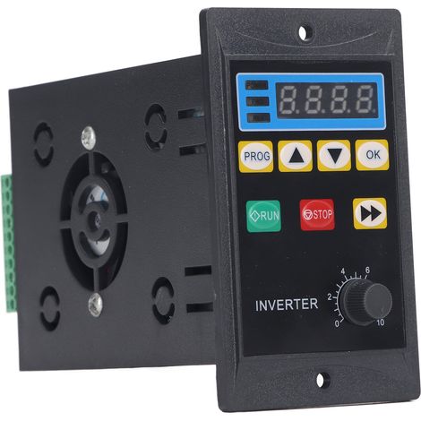 Convertisseur de fréquence pour moteur 750 W, monophasé 176-264 V en entrée, triphasé 0-220 V en sortie