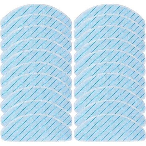20er-Pack waschbare Reinigungstücher, XU, für Ecovacs Deebot T9 AIVI T9 Modell T9, hochwertiges, langlebiges und zuverlässiges Produkt aus ausgewählten Materialien, Zufriedenheitsgarantie - KZ