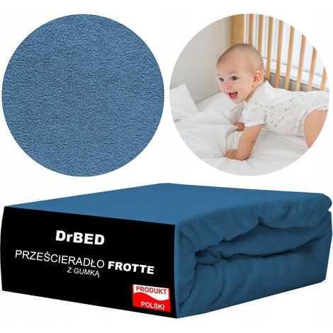 Spannbettlaken für Kinderbett 120 x 60 Frottee Atmungsaktiv Fleshy PL (1/3)