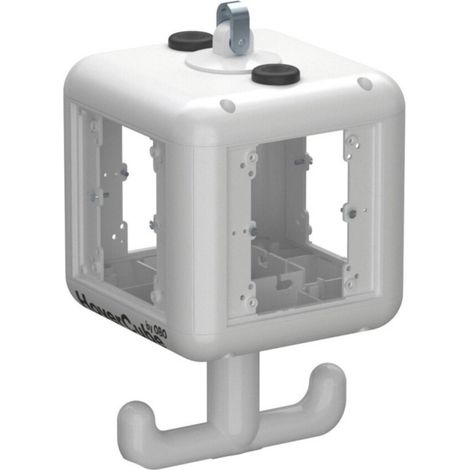 OBO Bettermann HoverCube IP20, mit Griff, leer 140x140x252 Polyamid reinweiß RAL 9010, 6109801 (1/3)