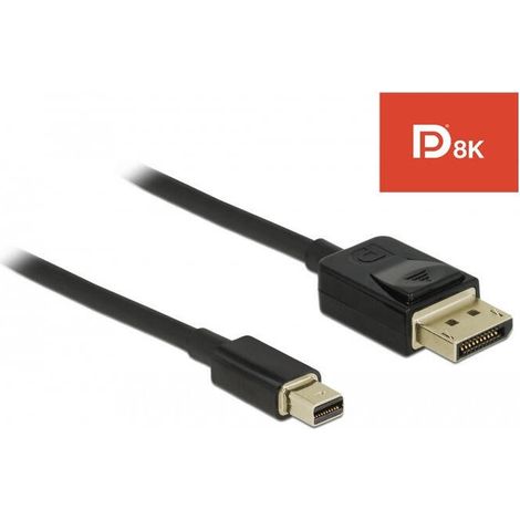 Cable DeLOCK Mini DisplayPort a DisplayPort 2m (1/3)