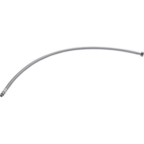 Flexible de Acero Inox para Grifería paso Interior 8 mm QUICK PLOMBERIE - Hembra 3/8 Macho 10x100 Longitud 80cm - DN8 (1/4)