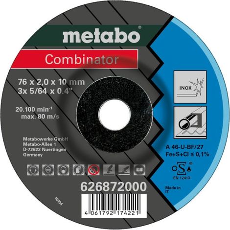 Kot.rez. Combinator 76x2,0x10 mm Inox
